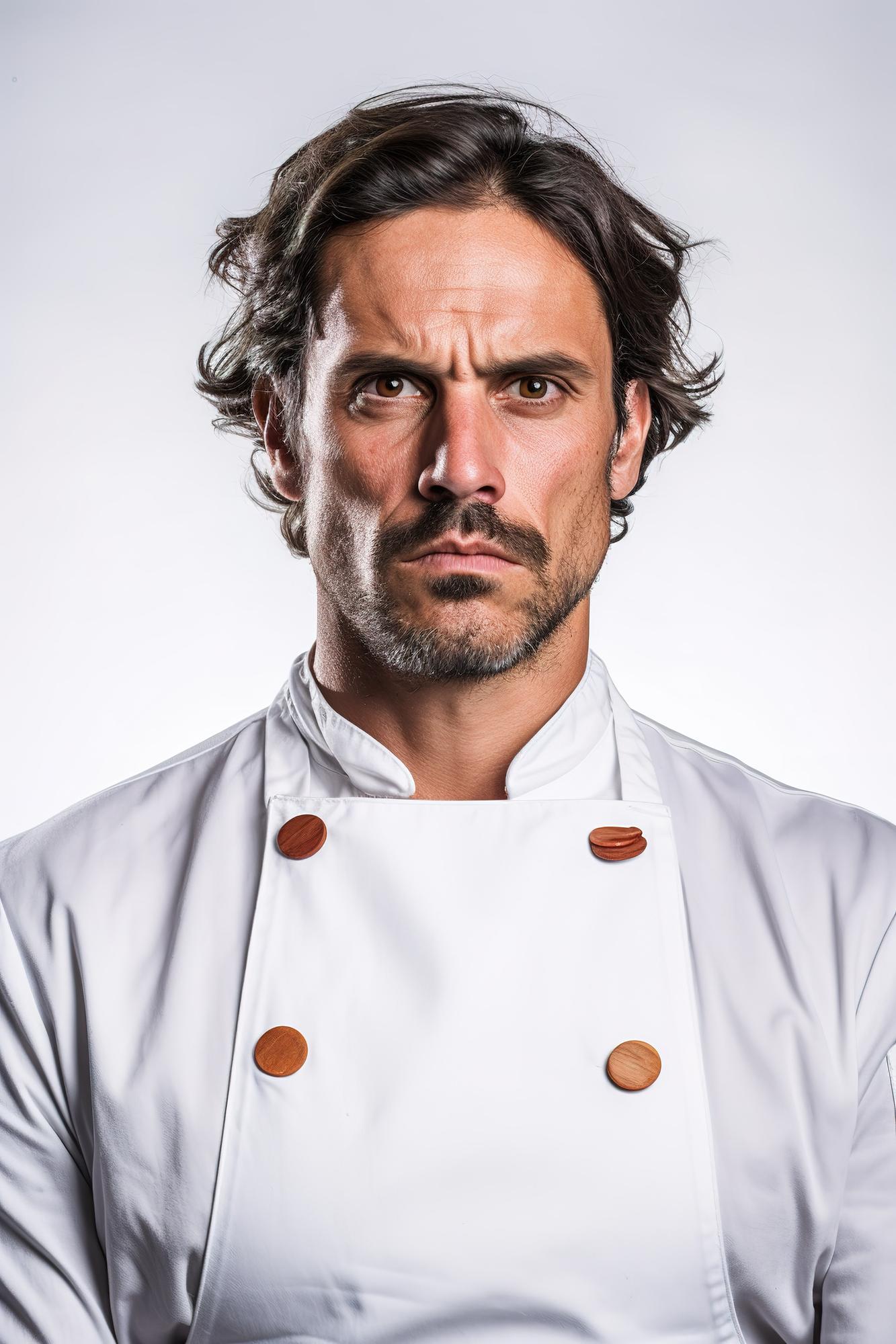 Portrait of head chef